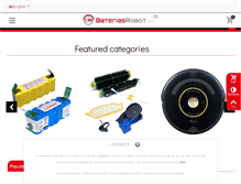 Tablet Screenshot of bateriasrobot.com